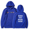 TRAVIS SCOTT ASTROWORLD WISH YOU WERE HERE HOODIES fashion letter ASTROWORLD HOODIE streetwear Man woman Pullover Sweatshirt