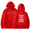 TRAVIS SCOTT ASTROWORLD WISH YOU WERE HERE HOODIES fashion letter ASTROWORLD HOODIE streetwear Man woman Pullover Sweatshirt