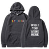 TRAVIS SCOTT ASTROWORLD WISH YOU WERE HERE HOODIES fashion letter ASTROWORLD HOODIE streetwear Man woman Pullover Sweatshirt