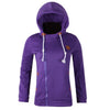 Spring Zipper Warm Fashion Hoodies Women Long Sleeve Hoodies Jackets Hoody Jumper Overcoat Outwear Female Sweatshirts