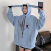 winter autumn Sweatshirt Girls Japan Hoodie Streetwear Cute Cartoon Hoodie Womens Amine Pokemon Hoodies Women Hip Hop Harajuku