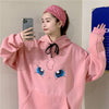 winter autumn Sweatshirt Girls Japan Hoodie Streetwear Cute Cartoon Hoodie Womens Amine Pokemon Hoodies Women Hip Hop Harajuku