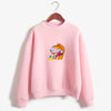 2020 New Kawaii Tops Power puff aesthetic hoodie sweatshirt  Girls Police Harajuku Streetwear Funny Cartoon Printed hoodies