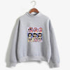 2020 New Kawaii Tops Power puff aesthetic hoodie sweatshirt  Girls Police Harajuku Streetwear Funny Cartoon Printed hoodies