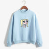 2020 New Kawaii Tops Power puff aesthetic hoodie sweatshirt  Girls Police Harajuku Streetwear Funny Cartoon Printed hoodies
