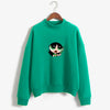 2020 New Kawaii Tops Power puff aesthetic hoodie sweatshirt  Girls Police Harajuku Streetwear Funny Cartoon Printed hoodies