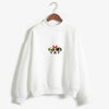 2020 New Kawaii Tops Power puff aesthetic hoodie sweatshirt  Girls Police Harajuku Streetwear Funny Cartoon Printed hoodies