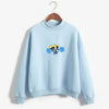 2020 New Kawaii Tops Power puff aesthetic hoodie sweatshirt  Girls Police Harajuku Streetwear Funny Cartoon Printed hoodies