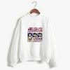 2020 New Kawaii Tops Power puff aesthetic hoodie sweatshirt  Girls Police Harajuku Streetwear Funny Cartoon Printed hoodies