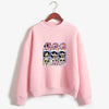 2020 New Kawaii Tops Power puff aesthetic hoodie sweatshirt  Girls Police Harajuku Streetwear Funny Cartoon Printed hoodies