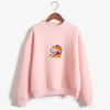 Kawaii Powerpuff  Cute Girls Sweatshirt  Fashion Women's Clothing Sweatshirt Cartoon Print Hoody Girls Kawaii Pullovers Tops