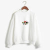 Kawaii Powerpuff  Cute Girls Sweatshirt  Fashion Women's Clothing Sweatshirt Cartoon Print Hoody Girls Kawaii Pullovers Tops