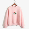 Kawaii Powerpuff  Cute Girls Sweatshirt  Fashion Women's Clothing Sweatshirt Cartoon Print Hoody Girls Kawaii Pullovers Tops
